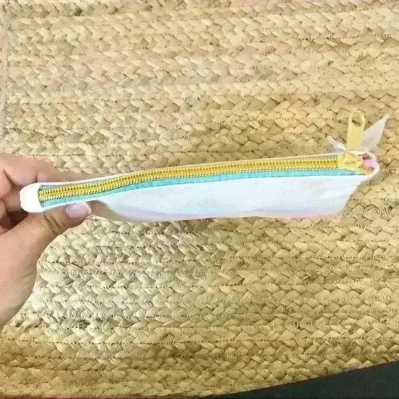 Slant Collections Hello Summer Sunglass Sequin Cosmetic Bag - Picture 4 of 5